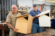Greater glider nest box construction at Hall Men's Shed